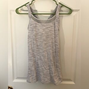 Lululemon cross-back camisole tank with integrated sports bra